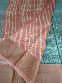 Pure Chanderi Digital  - Black 3