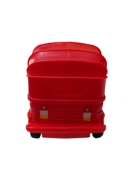 Auto Rickshaw push-and-play toy - Free Size, Red