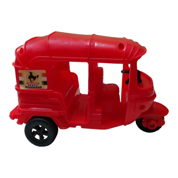 Auto Rickshaw push-and-play toy - Free Size, Red
