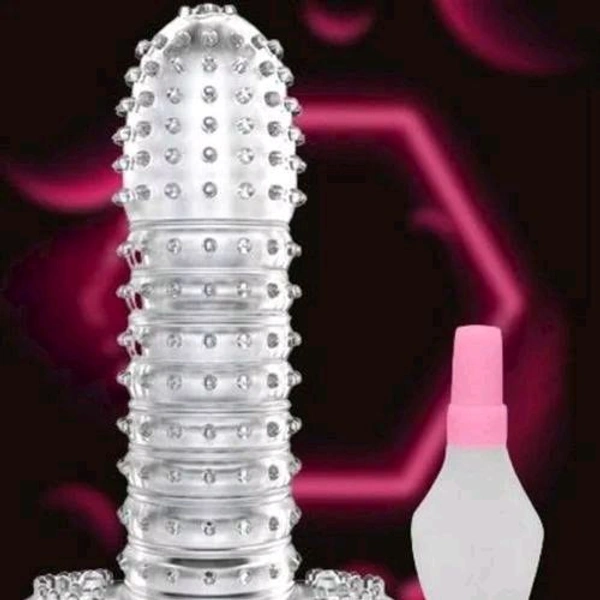 Crystal Extra Dotted Reusable Condom 