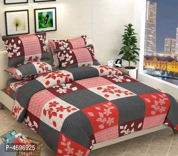 Polycotton Primiu M Bedsheets With 2 Pilow Cover - Arshdeal Gmail