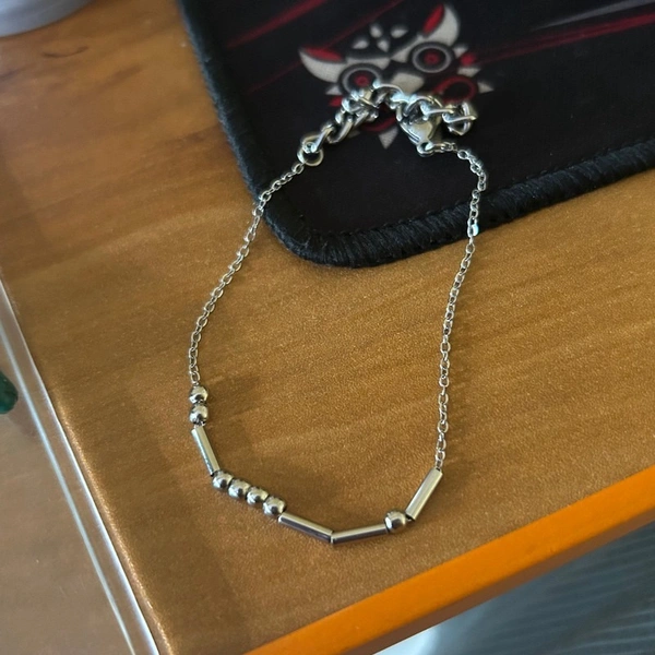 silver morse code -(each) (Anti-tarnished) 1 Yr Warranty