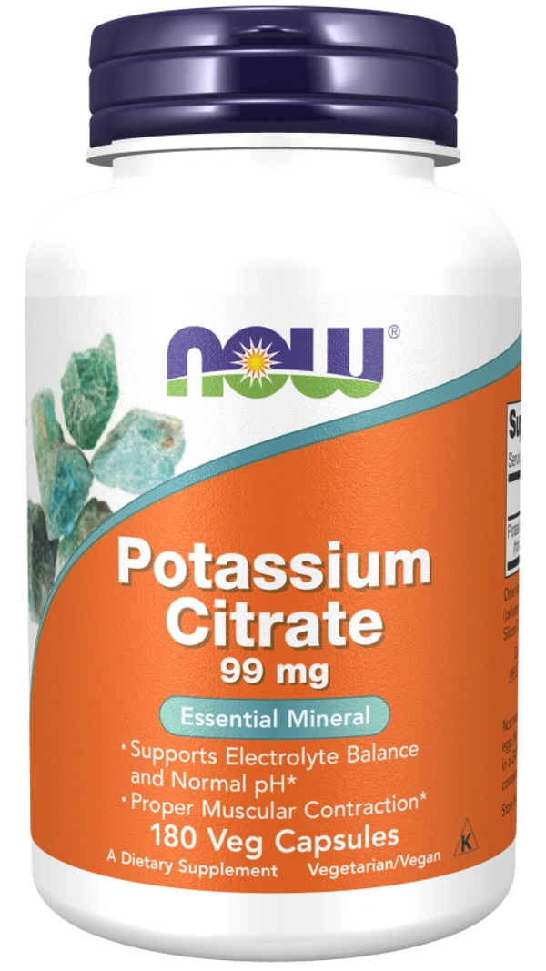 Now Potassium Citrate 99 mg - 180 softgels