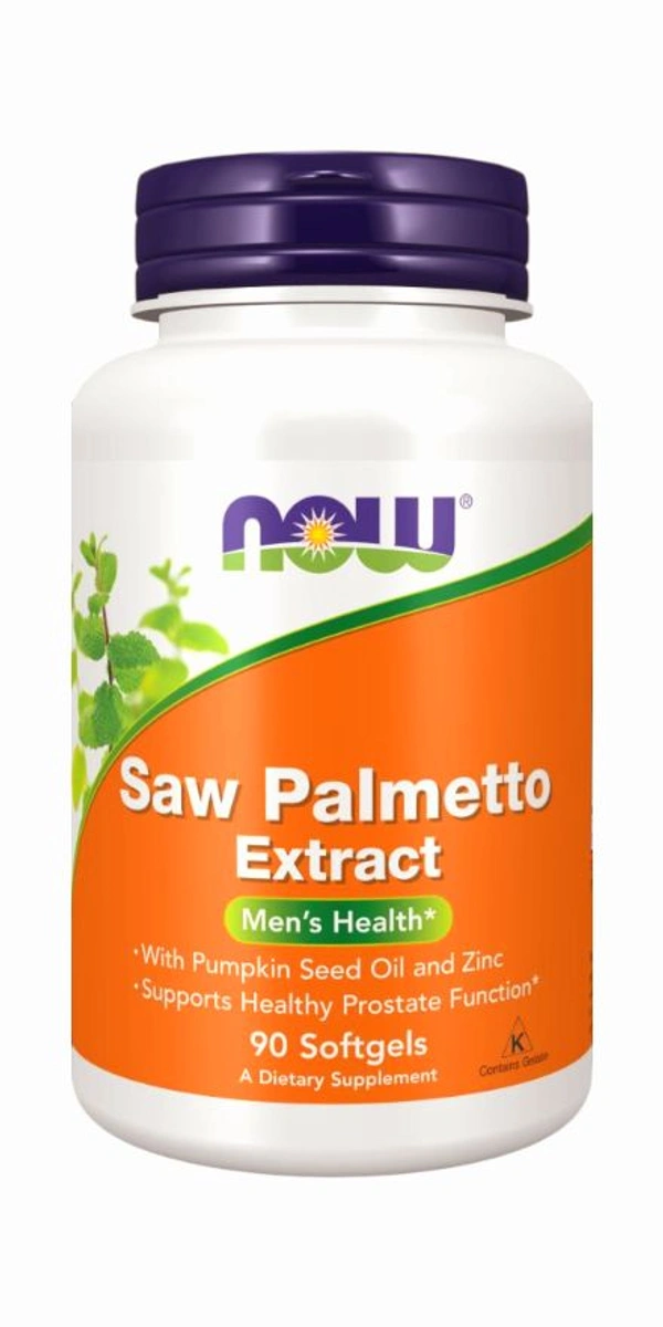 Now Saw Palmetto Extract 160 gm - 90 Softgels