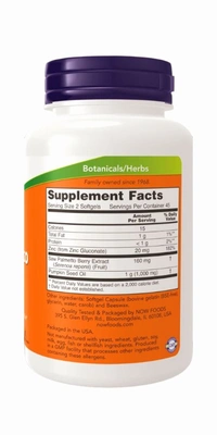 Now Saw Palmetto Extract 160 gm - 90 Softgels