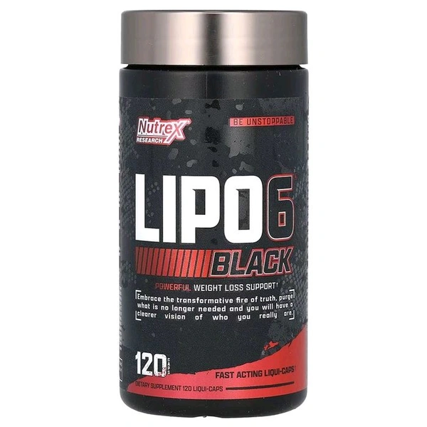 Nutrex Research Lipo-6 Black Ultra Concentrate - 120 Capsules