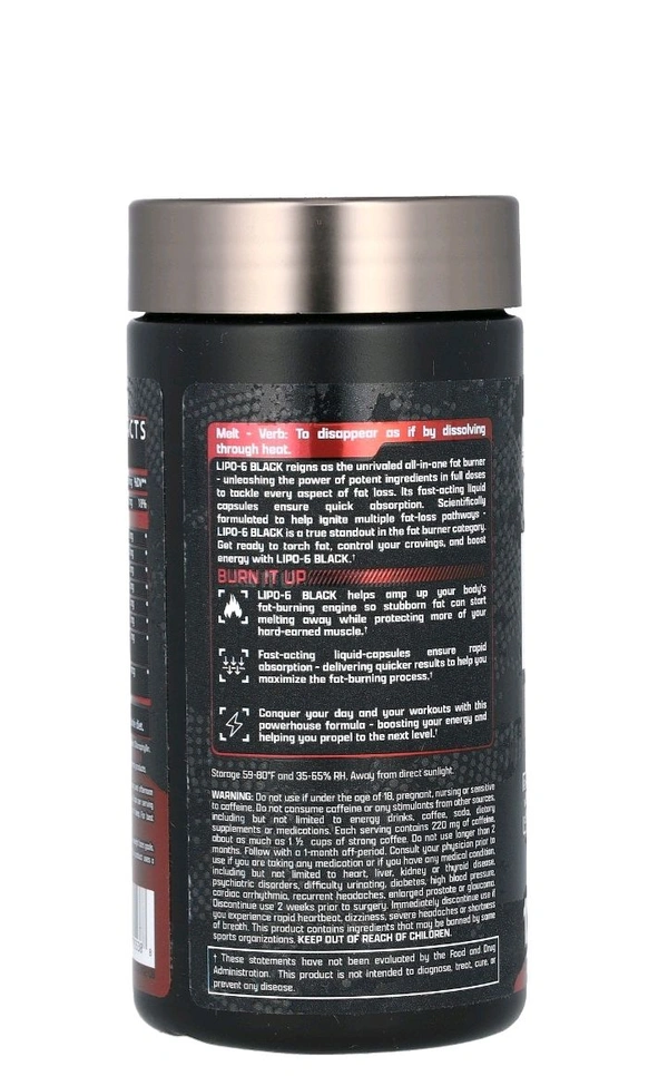 Nutrex Research Lipo-6 Black Ultra Concentrate - 120 Capsules