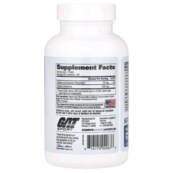 GAT Sport Caffeine 100 Tablets