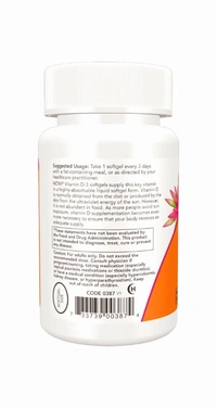Now Vitamin D-3 10,000 IU- - 240 Softgels