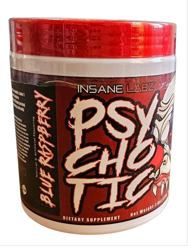 Insane Labz Psychotic - 35 servings, Blue Raspberry