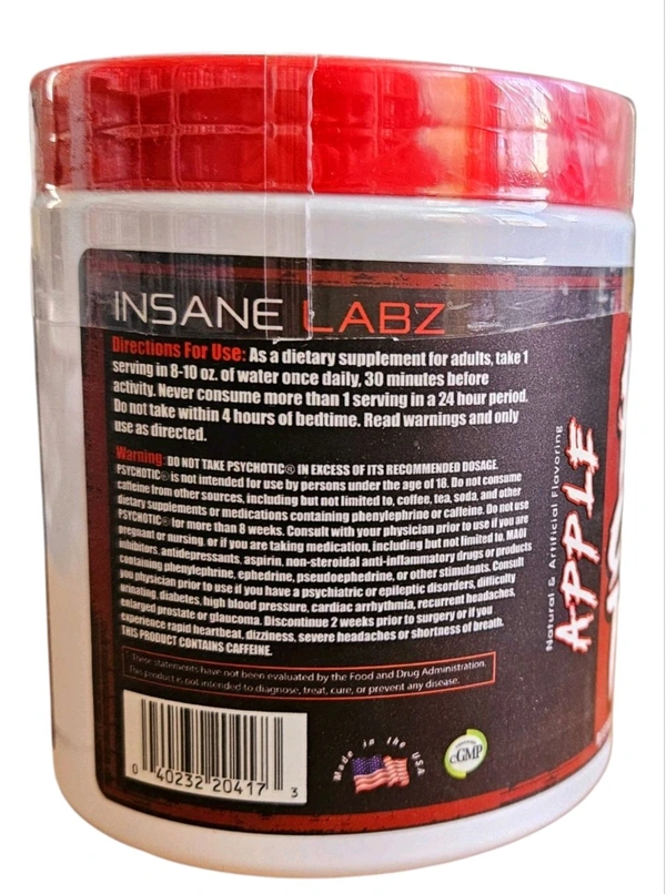 Insane Labz Psychotic 35 servings - Apple