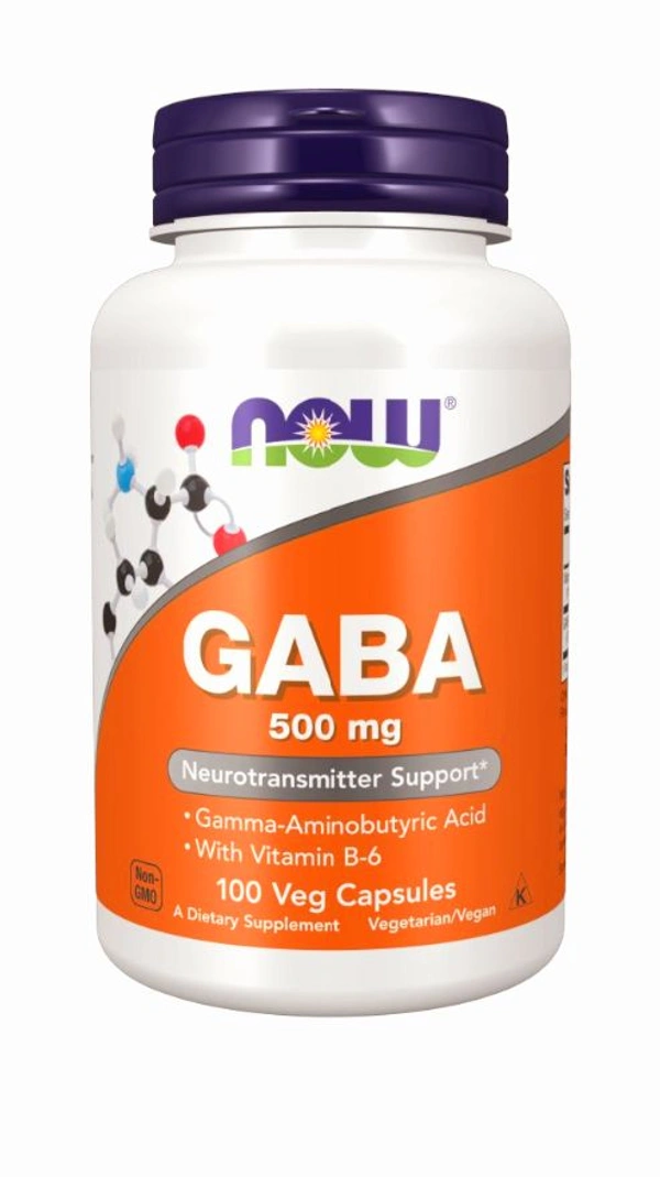 Now GABA 500 mg - 100 Veg Capsules