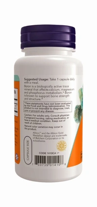 Now Boron 3 mg - 250 Veg Capsules