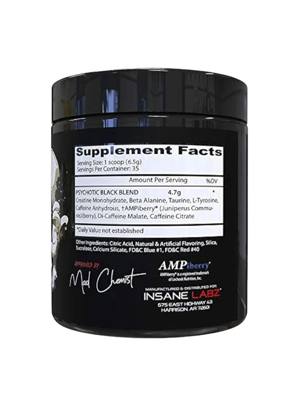 Insane Labz Psychotic Black 35servings - 228g, Watermelon