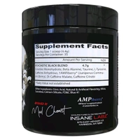 Insane Labz Psychotic Black 35servings - 228g, Blue Raspberry
