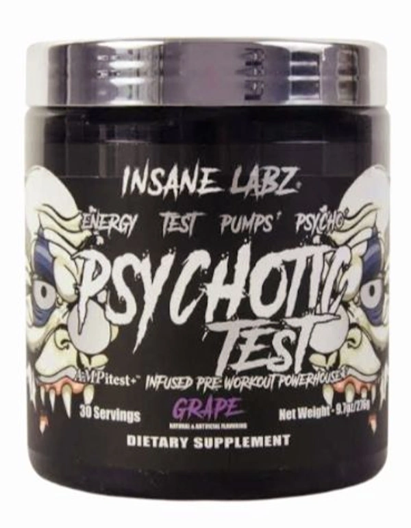 Insane Labz Psychotic Test 30 Serving - 276g, Grape