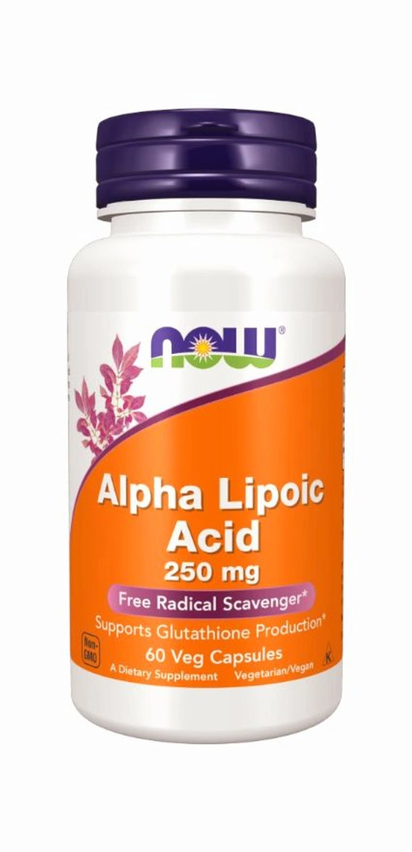 Now Alpha Lipoic Acid 250 mg - 60 Veg Capsules