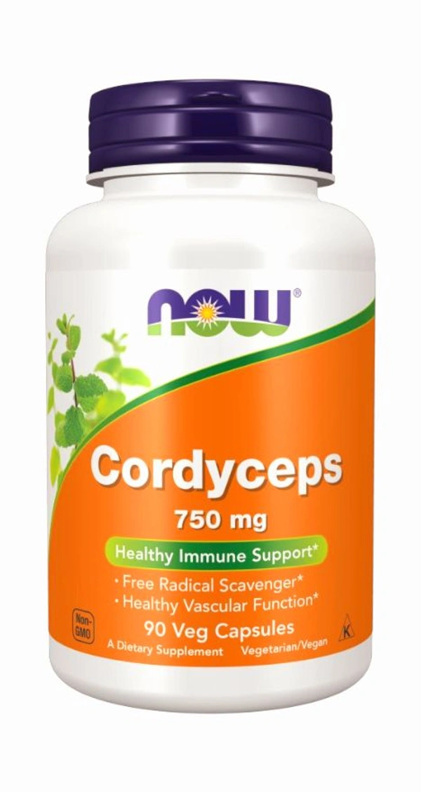 Now Cordyceps 750 mg - 90 Veg Capsules