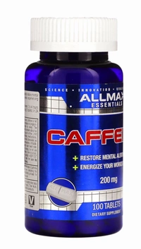 ALLMAX
Essentials, Caffeine, 200 mg, - 100 Tablets