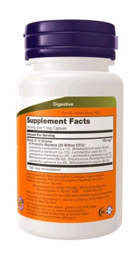 Now Probiotic-10 25 Billion - 50 Veg Capsules