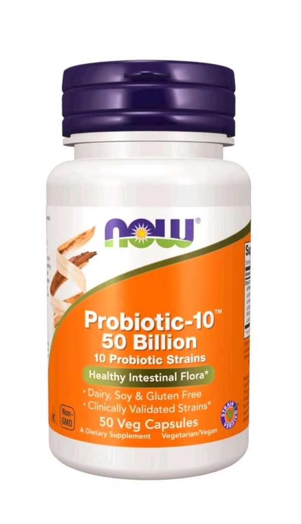 Now Foods Probiotic-10 50 Billion - 50 Veg Capsules