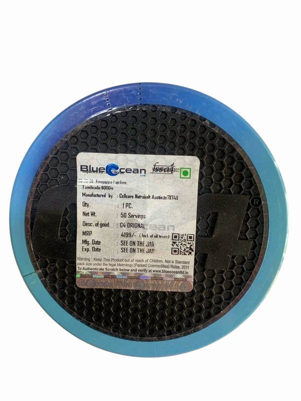 Cellucor C4 Original Pre-Workout 50 Servings - 470g, Icy Blue Razz