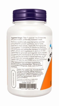 Now Taurine, Double Strength 1000 mg - 100 Veg Capsules