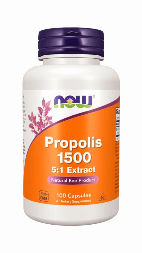 Now Propolis 1500 5:1 Extract - 100 Capsules