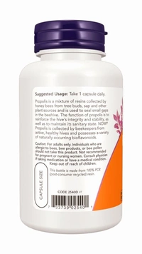 Now Propolis 1500 5:1 Extract - 100 Capsules