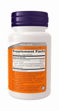 Now Glutathione 500 mg - 60 Veg Capsules