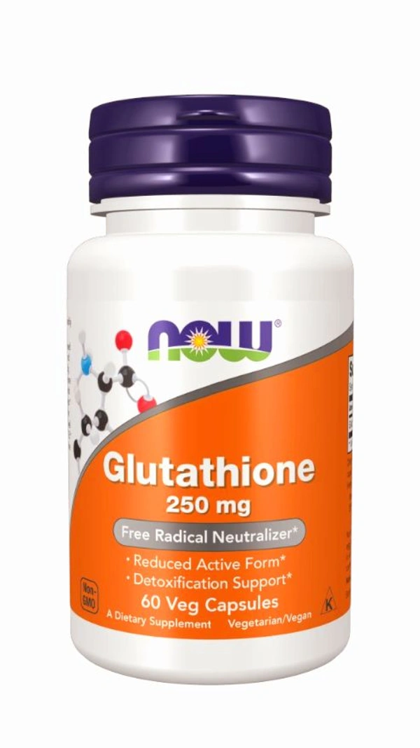 Now Glutathione 250 mg - 60 Veg Capsules