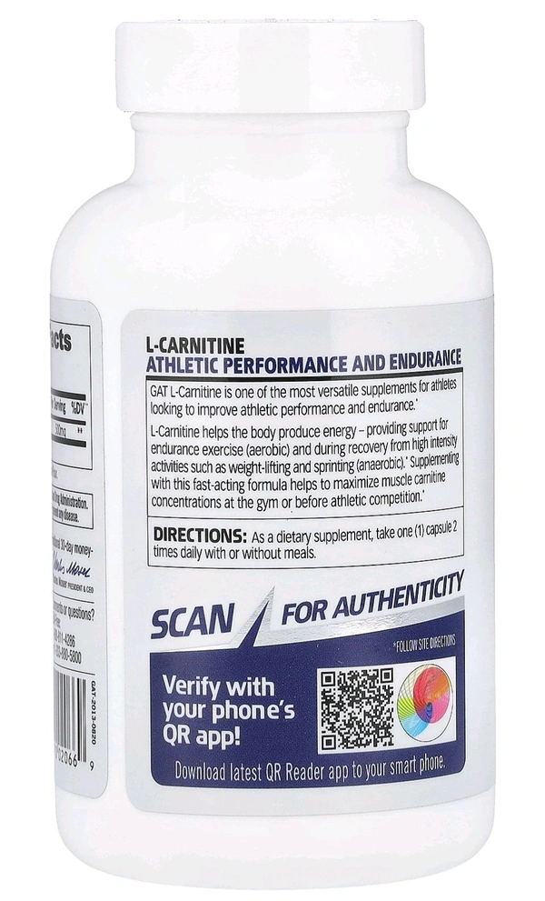 GAT Sport L-Carnitine - 60CAPS