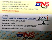 Now Quercetin With Bromelain - 120 Veg Capsules