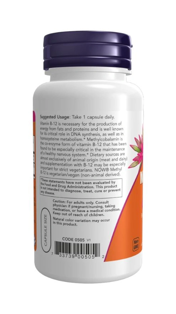 Now Methyl B-12 5000 mcg - 90 Veg Capsules