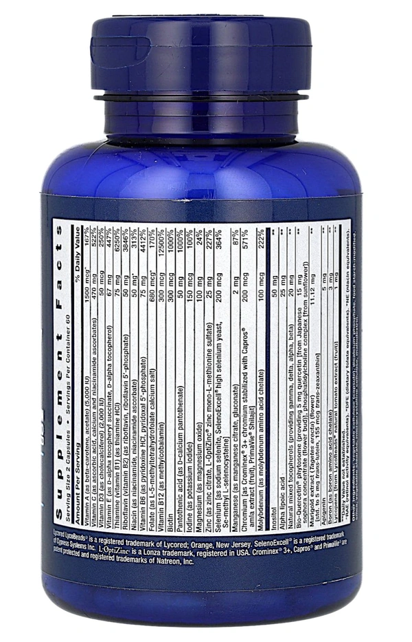 Life Extension
Two-Per-Day Multivitamin, - 120 Capsules