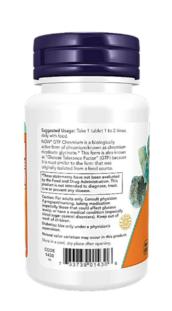 Now GTF Chromium 200 mcg - 250 Tablets