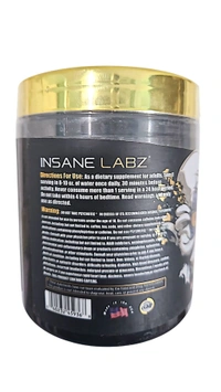 Insane Labz Psychotic Gold Pre Workout 35 Servings - 200g, Piña Colada