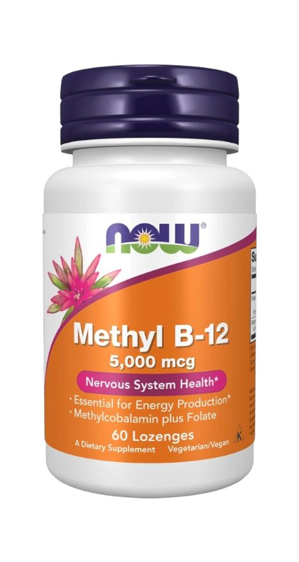 Now Methyl B-12 5,000 mcg - 60 Lozenges