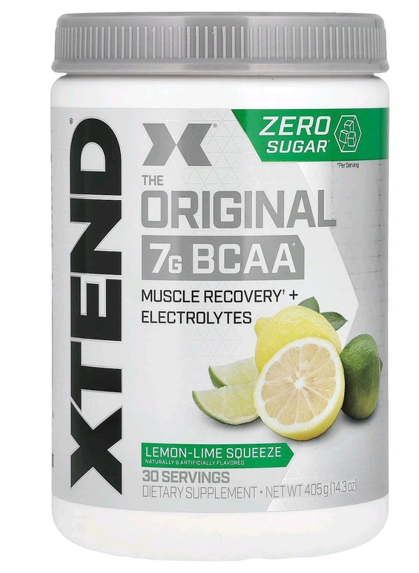 Scivation XTEND Original BCAA Powder 30 Servings - (405 g), LEMON LIME SQUEEZE