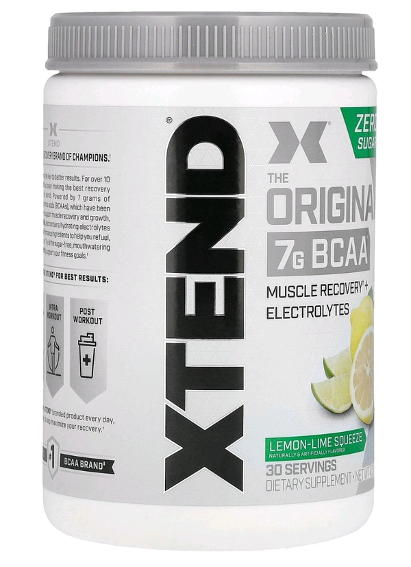 Scivation XTEND Original BCAA Powder 30 Servings - (405 g), LEMON LIME SQUEEZE