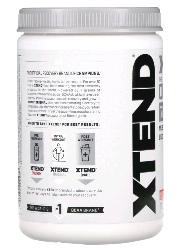 Scivation XTEND Original BCAA Powder 30 Servings - (375 g), WATERMELON