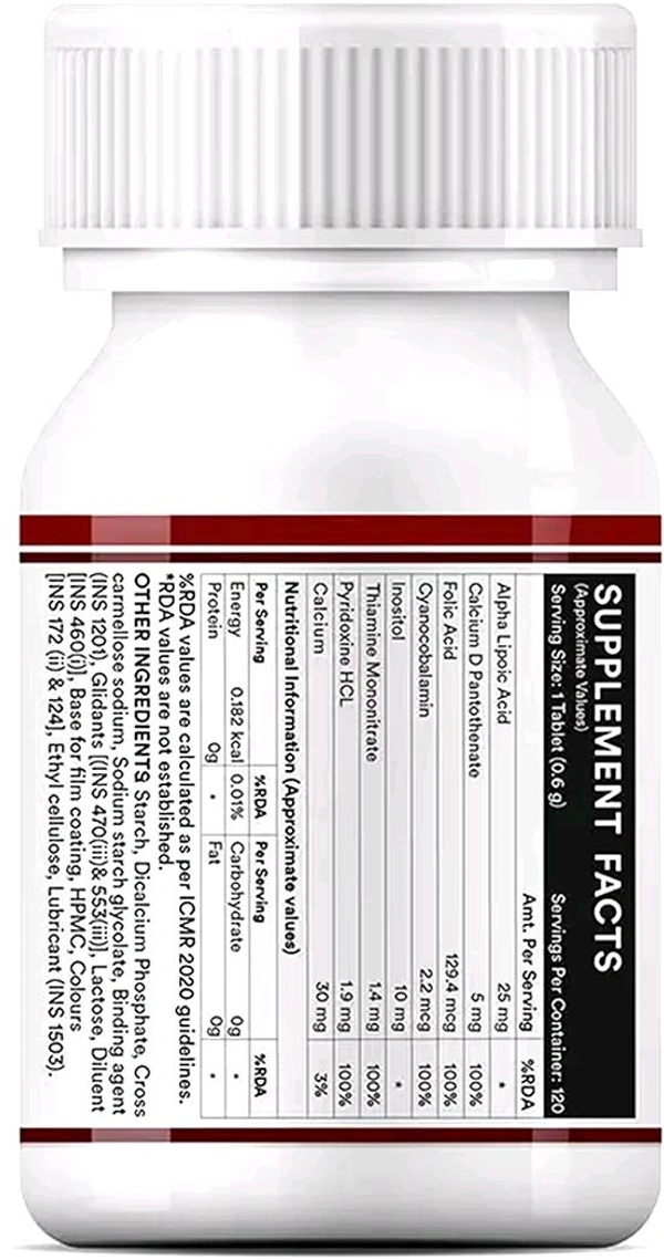 Inlife Vitamin B12 Supplement with ALA, Folic Acid, Inositol