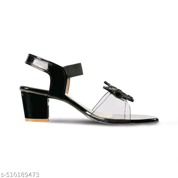 Latest women heels Women Fashion Sandal | Transparent Fancy Heels for Women | Bridal - IND-5