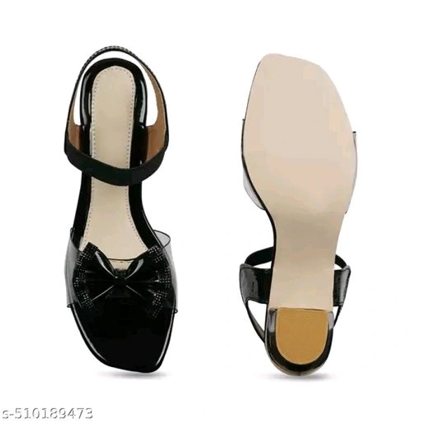Latest women heels Women Fashion Sandal | Transparent Fancy Heels for Women | Bridal - IND-5