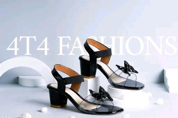 Latest women heels Women Fashion Sandal | Transparent Fancy Heels for Women | Bridal - IND-6