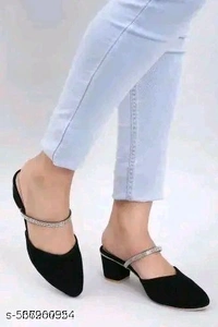 Chain heel velvet - IND-6