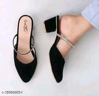 Chain heel velvet - IND-8