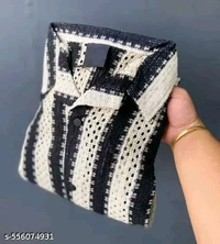 Trendy Modern Mens Pure Crochet Cotton Black Shirts - L