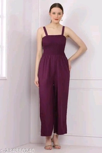 M Z GROUP LIFESTYLE LLP Catalog Name:*Trendy Fashionable Women Jumpsuits* - Clairvoyant, S