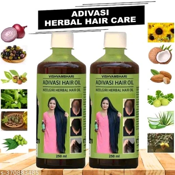 Vishvambhari Ayurveda #2 Premium Hydrating Herbal Oil* - 500 ML